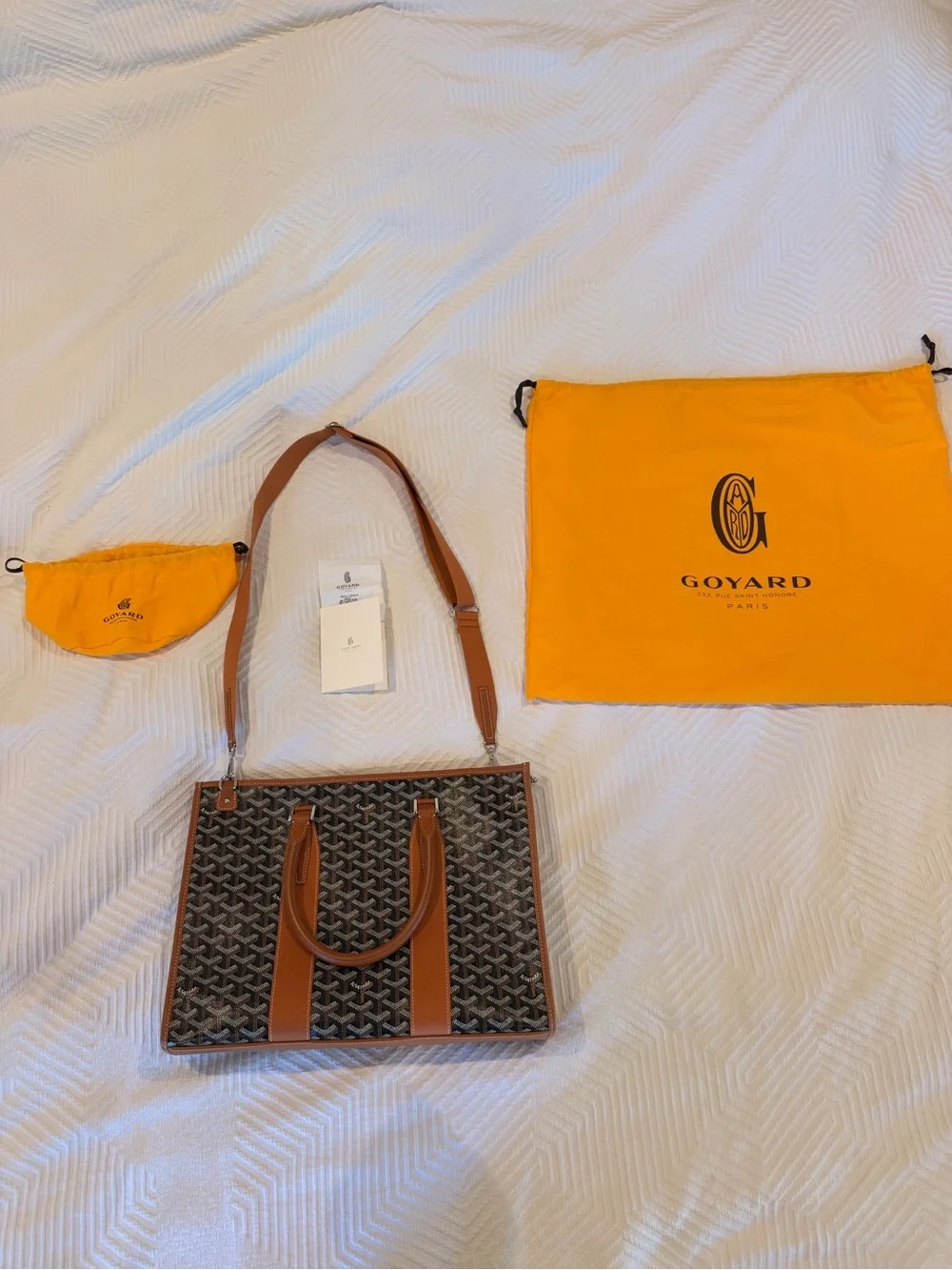 Goyard Morvan document case with strap - Barely used